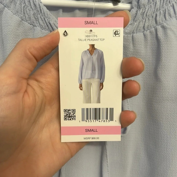 NWT Social standard by sanctuary light blue blouse - Picture 3 of 9